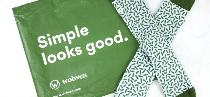 Wohven Socks Subscription August 2020 Review + Coupon!