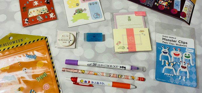 ZenPop Japanese Packs October 2020 Review + Coupon – Stationery Box *