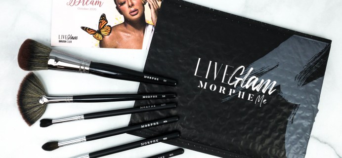 LiveGlam Brush Club October 2020 Subscription Box Review + Free Brush Coupon!