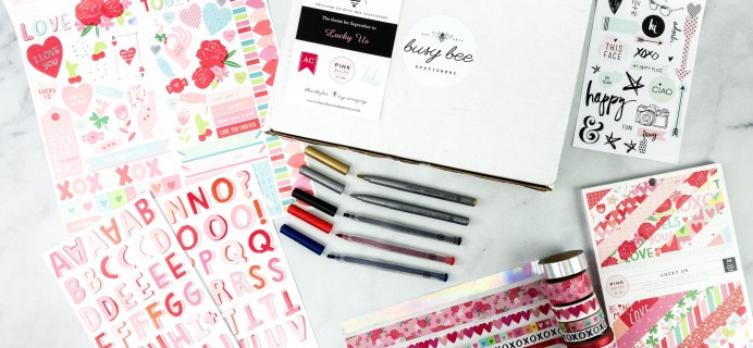 Busy Bee Stationery September 2020 Subscription Box Review