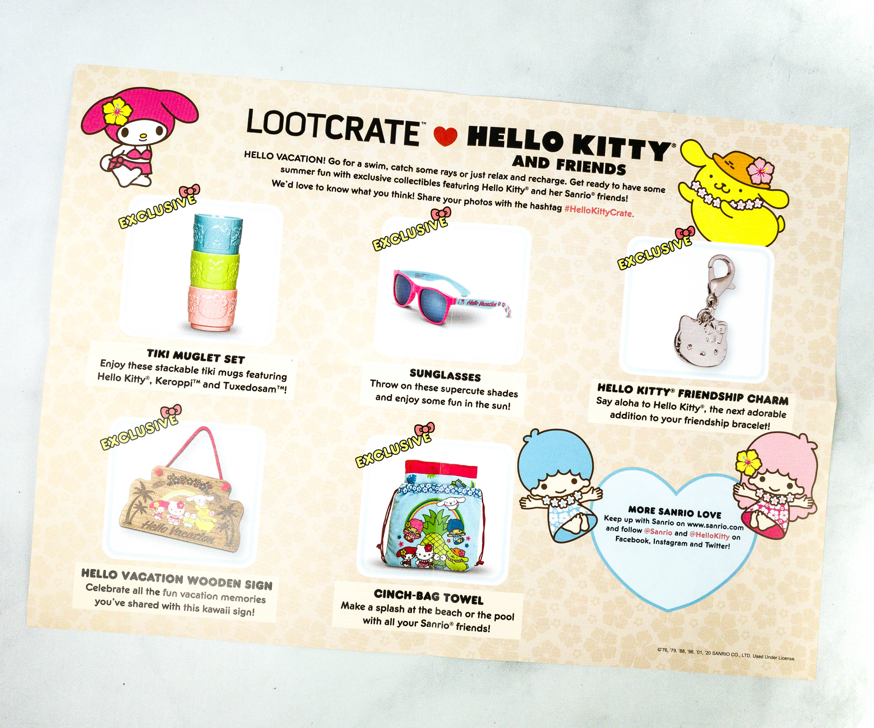 Hello Kitty And Friends August 2020 Subscription Box Review + Coupon ...