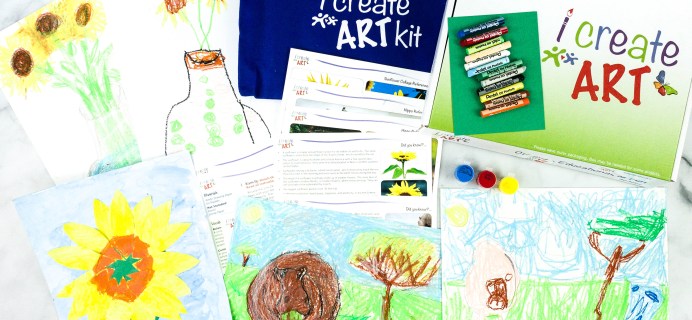 I Create Art Kit Subscription Box Review + Coupon – HIPPO & SUNFLOWER