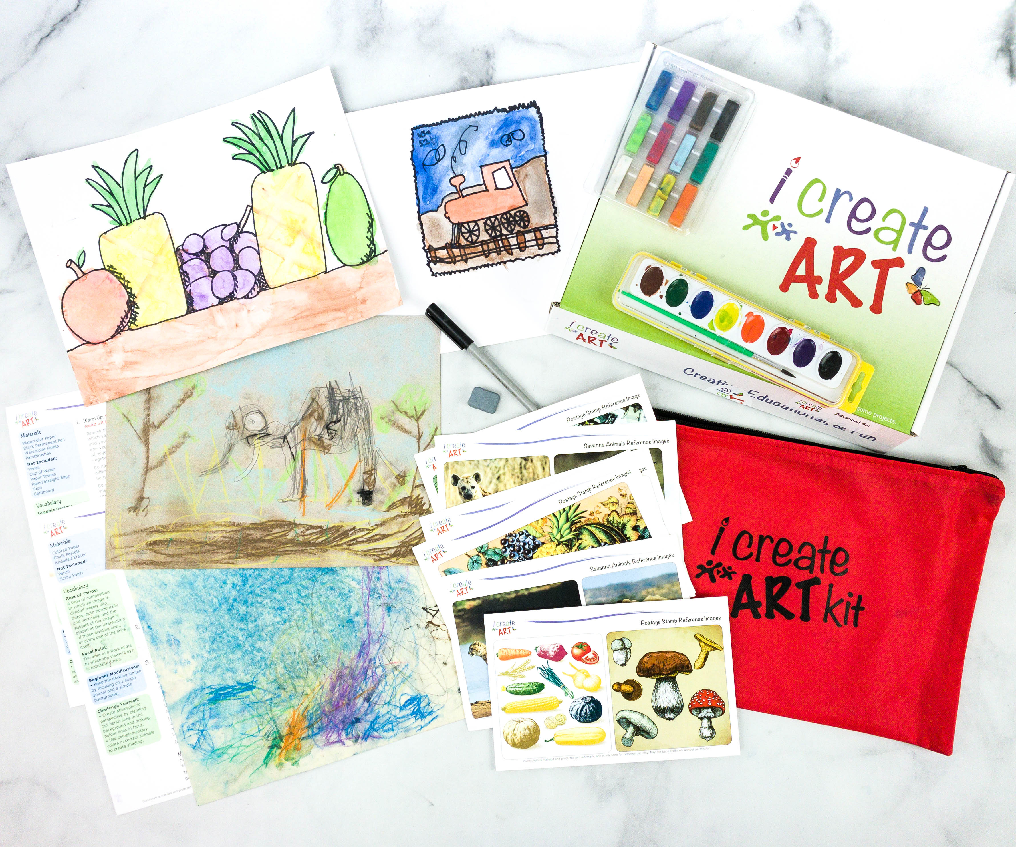 Art Box for Kids - Art Box Subscription - I Create Art