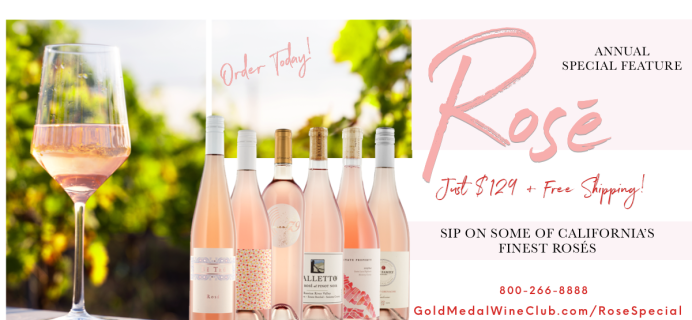 Gold Medal Wine Club Rosé Special Collection Available Now!