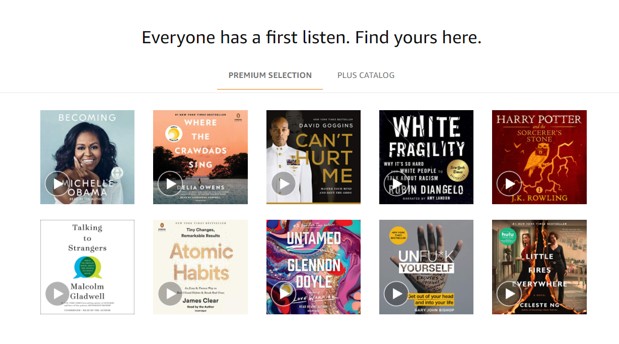 is audible free with prime canada