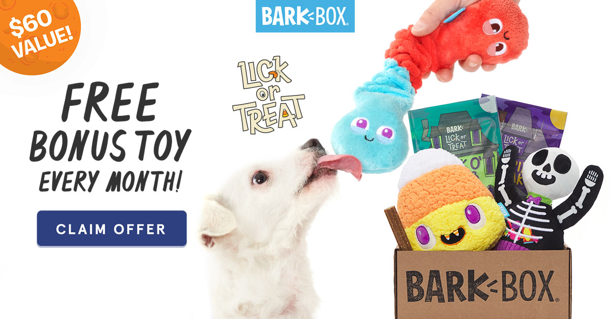 barkbox coupon free toy