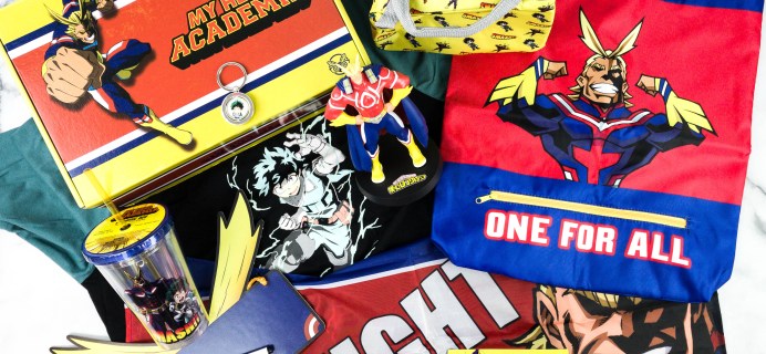 My Hero Academia Summer 2020 Subscription Box Review