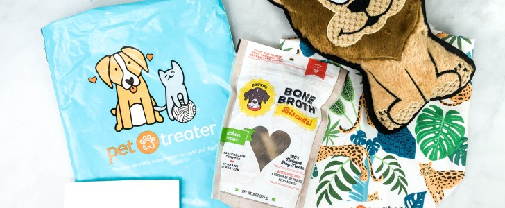 Pet Treater Dog Pack September 2020 Subscription Box ...