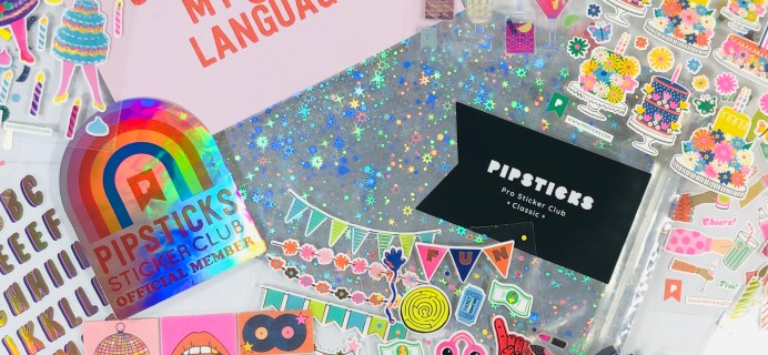 Pipsticks Pro Club Classic September 2020 Subscription Box Review + Coupon!