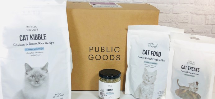 Public Goods Subscription Box Review + Coupon – September 2020 CAT BUNDLE