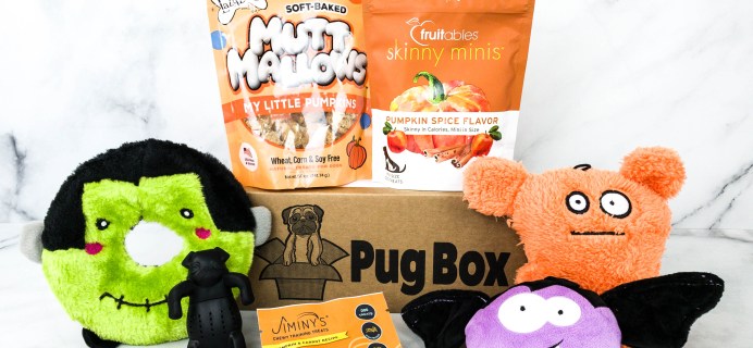Pug Box September 2020 Subscription Box Review + Coupon
