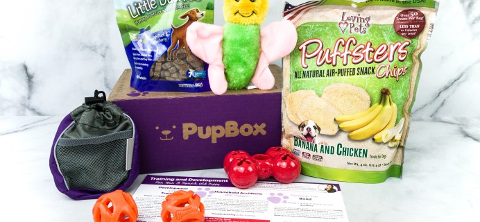 PupBox September 2020 Subscription Box Review + Coupon!