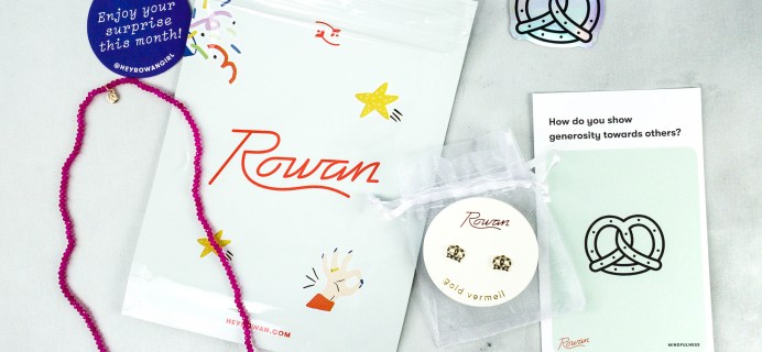 Rowan Earring Club September 2020 Subscription Box Review