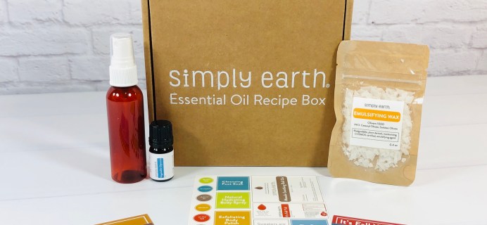 Simply Earth October 2020 Subscription Box Review + Coupons