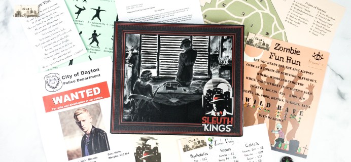 Sleuth Kings Subscription Box Review + Coupons – Case 203 THE CURE