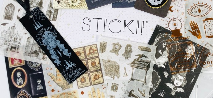 STICKII Club September 2020 Subscription Box Review – Vintage Pack!