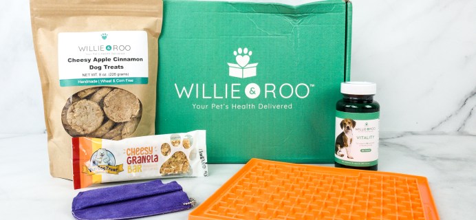 Willie & Roo September 2020 Subscription Box Review + Coupon