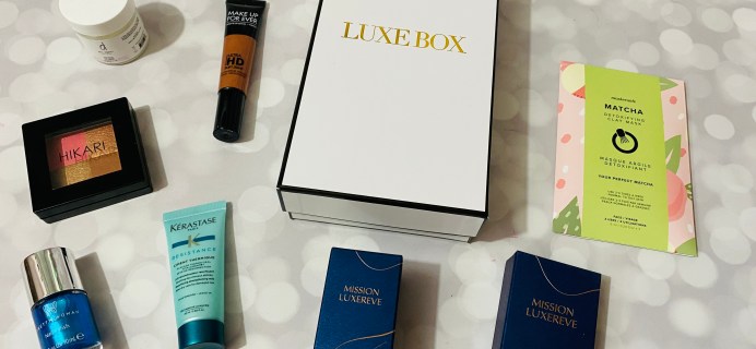Luxe Box Fall 2020 Subscription Box Review