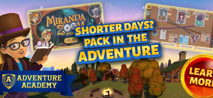 Adventure Academy Fall Sale: Get 1 Year of Adventure Academy for $45 – 62% Off!