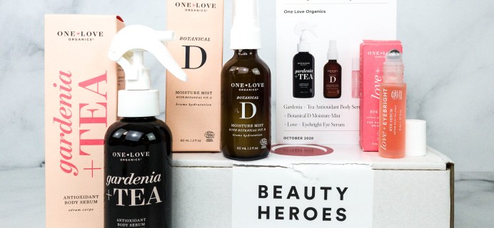 Beauty Heroes October 2020 Subscription Box Review