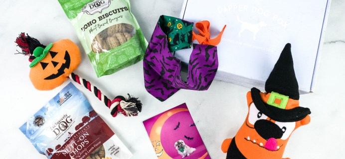 The Dapper Dog Box October 2020 Subscription Box Review + Coupon