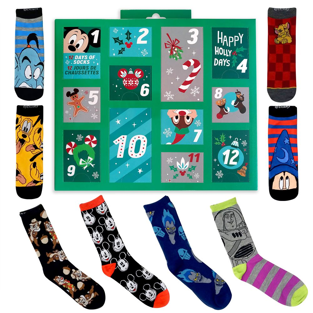 shopDisney 2020 Disney Socks Advent Calendars Now Available! hello