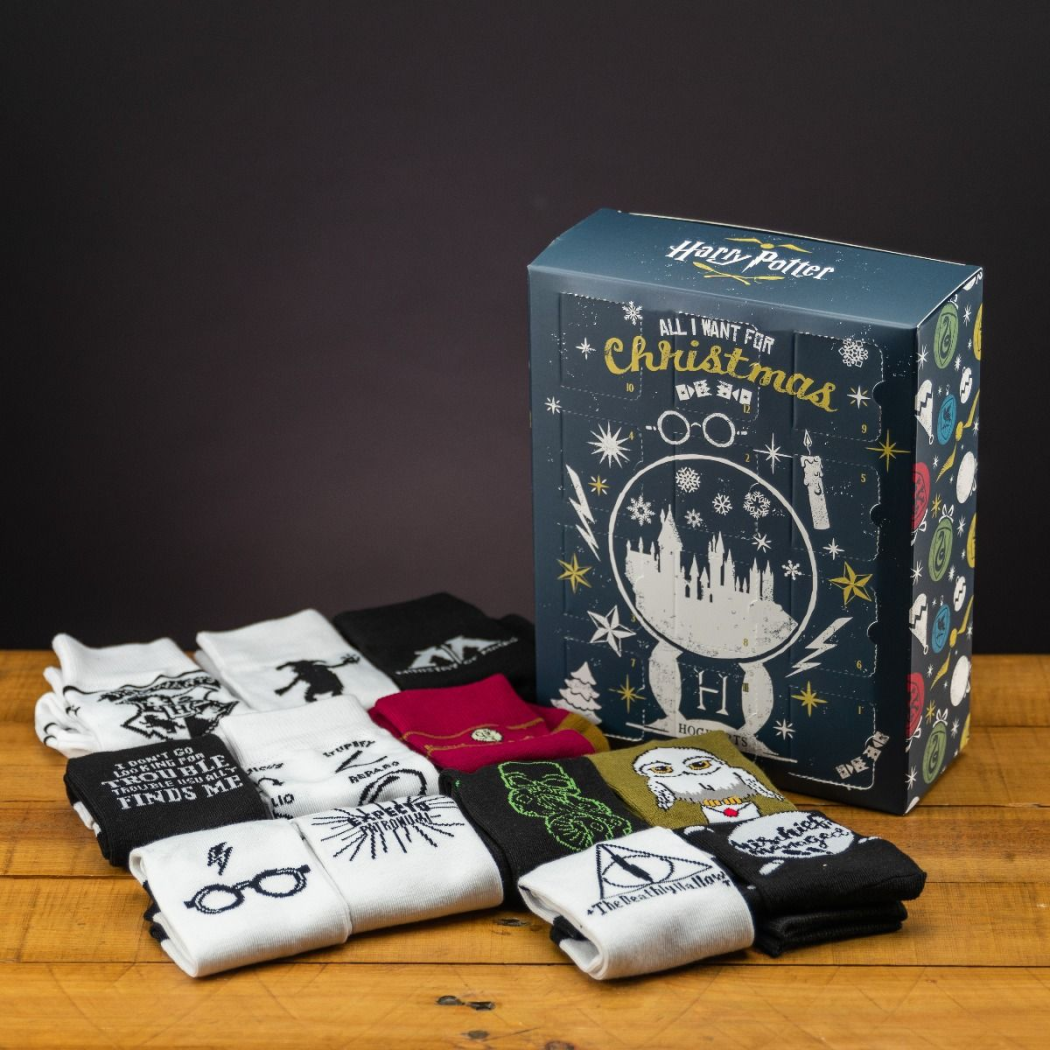 Fuzzy Sock Advent Calendar Customize and Print
