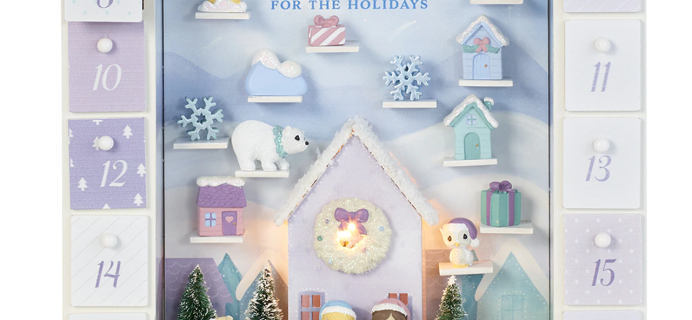 Precious Moments Advent Calendars: Home Sweet Home For The Holidays!