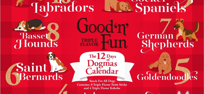 Good ‘n’ Fun Holiday 12 Days of Dogmas Advent Calendar Available Now!