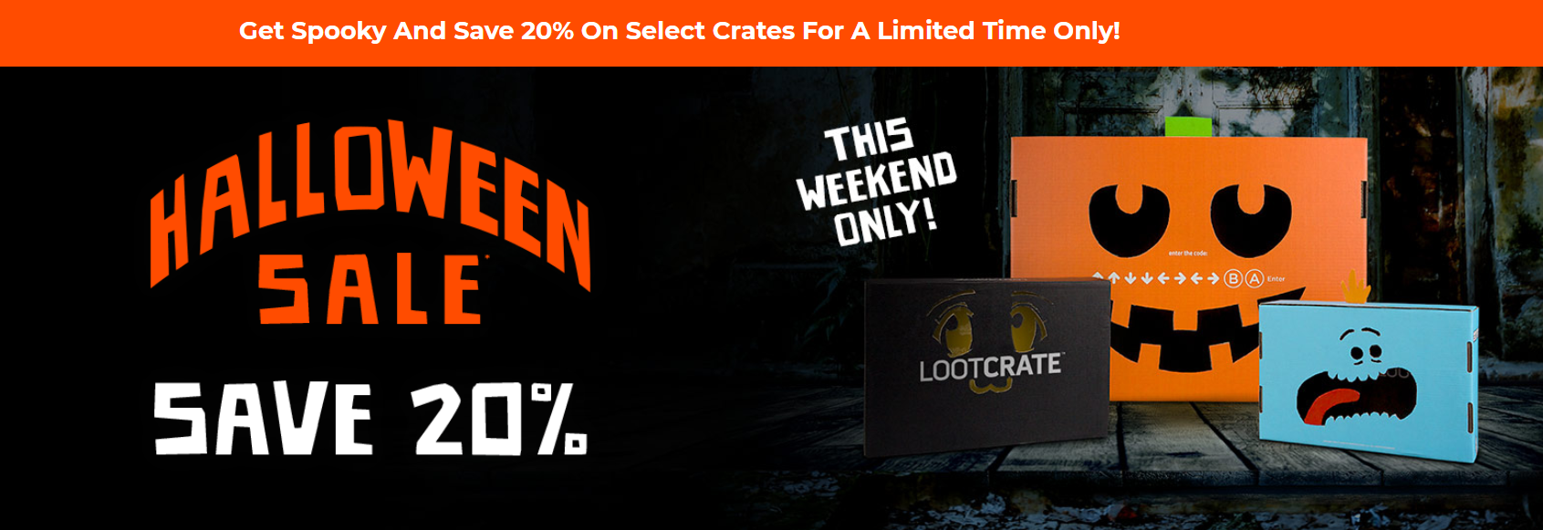 Loot Crate Halloween Sale Get 20 Off! Hello Subscription