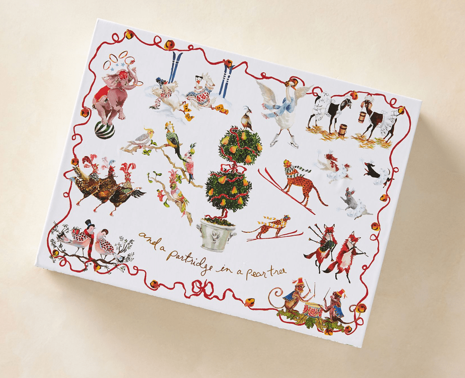 Advent Calendar Anthropologie Customize and Print