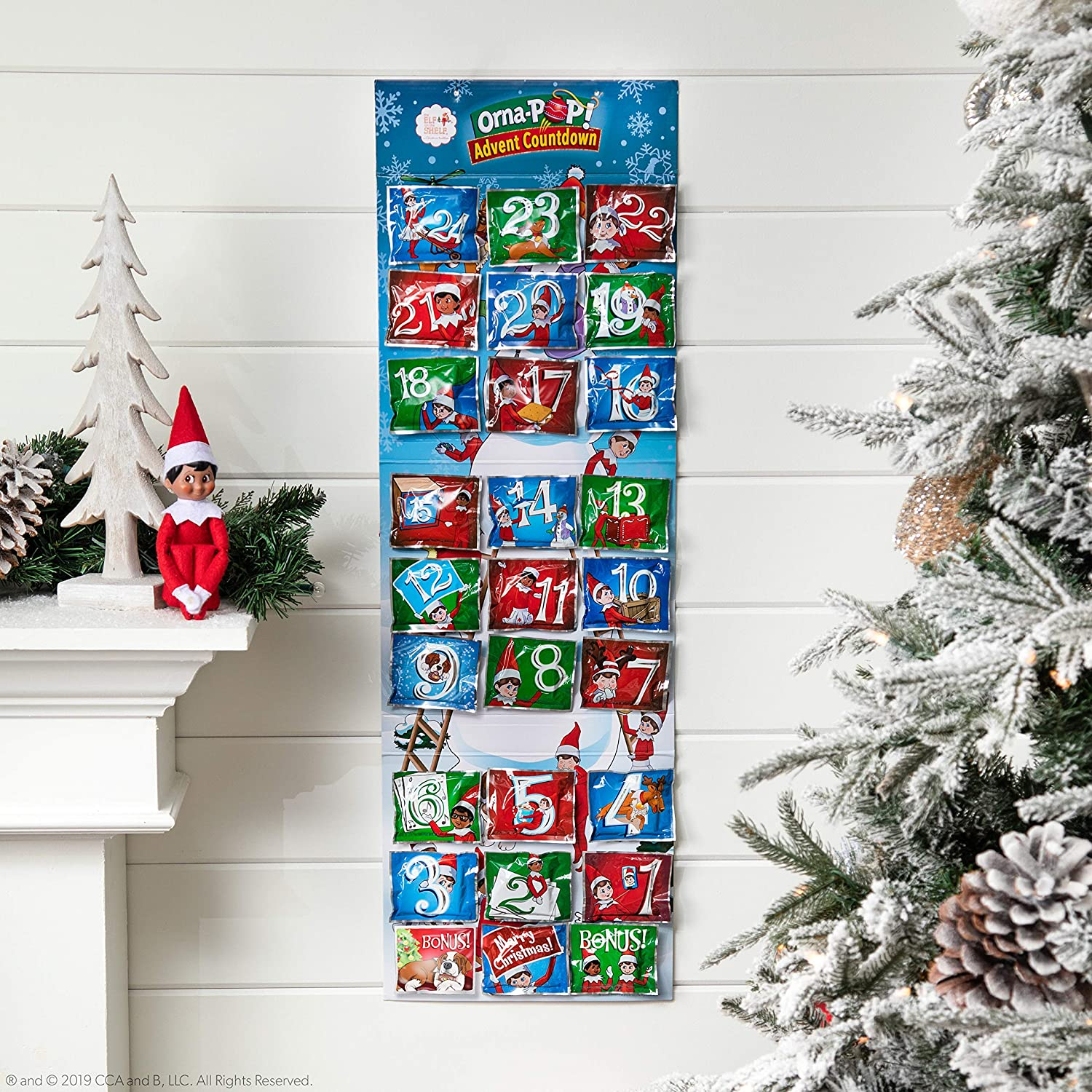 Elf On The Shelf Orna-Pop Advent Countdown New In Box 