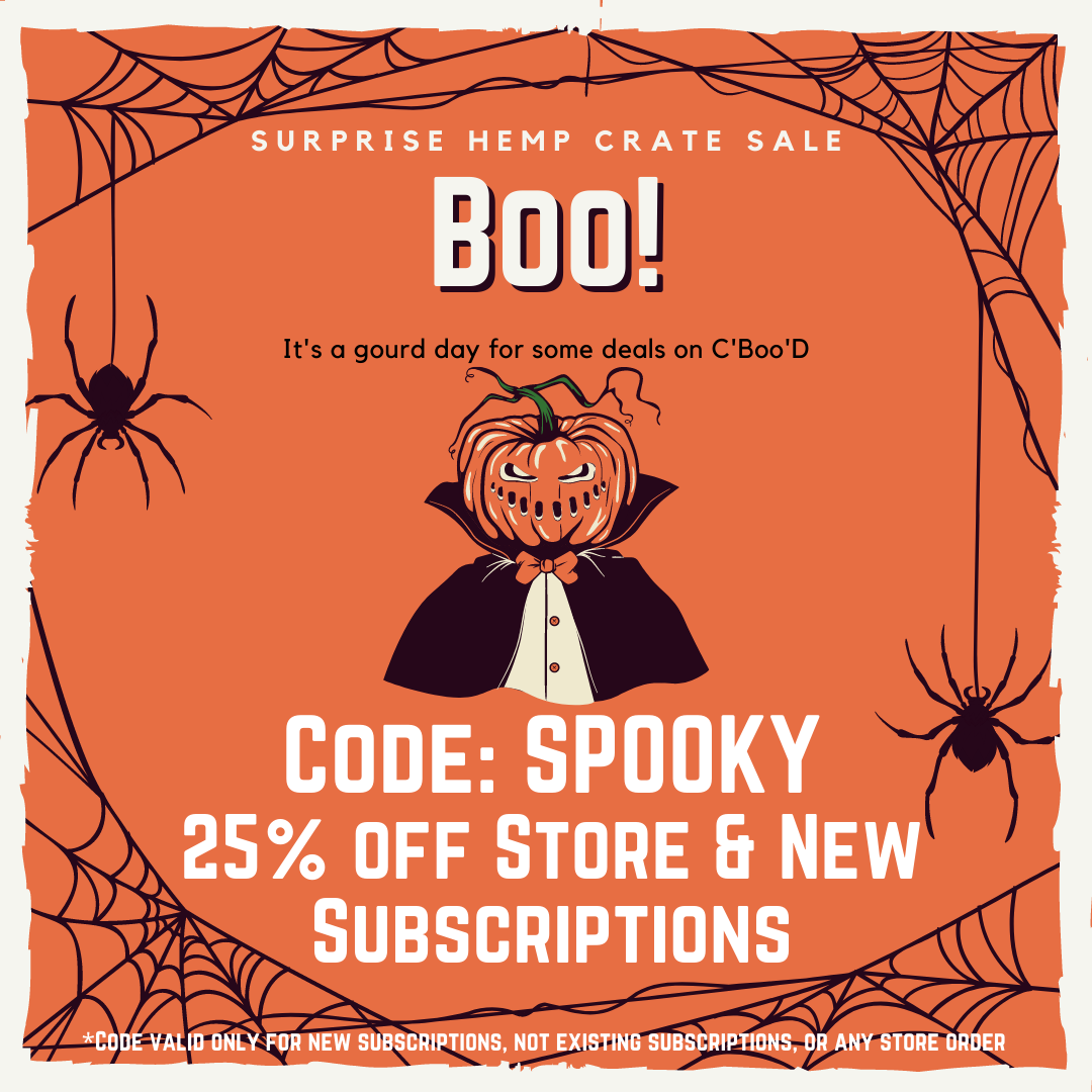 Hemp Crate Co Halloween Sale: Get 25% Off! - Hello Subscription