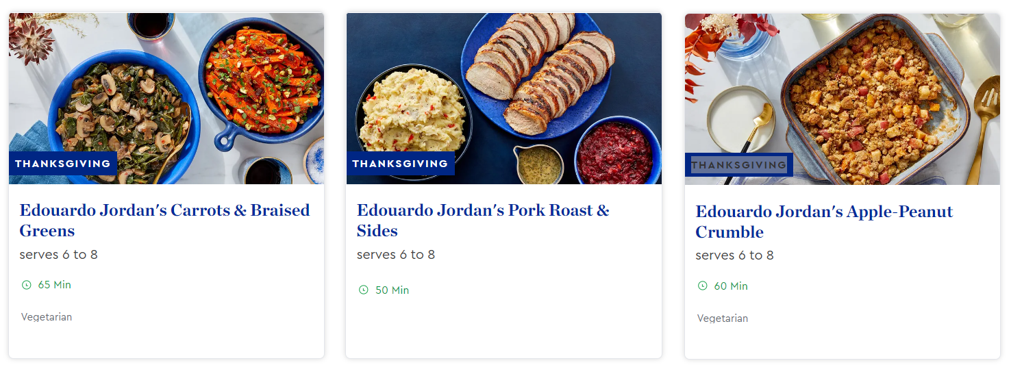 Blue Apron Thanksgiving Meal Feast Available Now + 80 Off Coupon