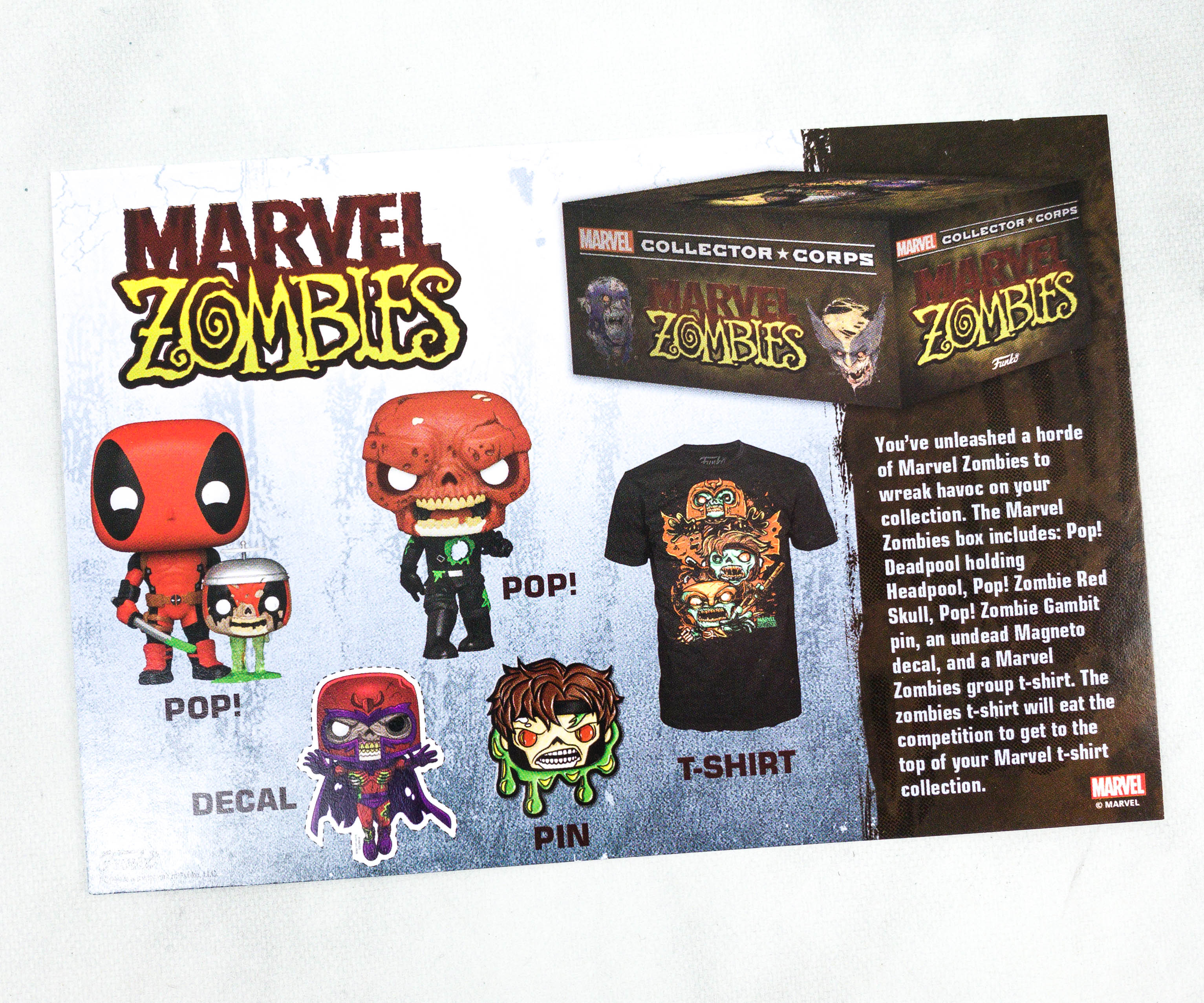 marvel collector corps zombie box