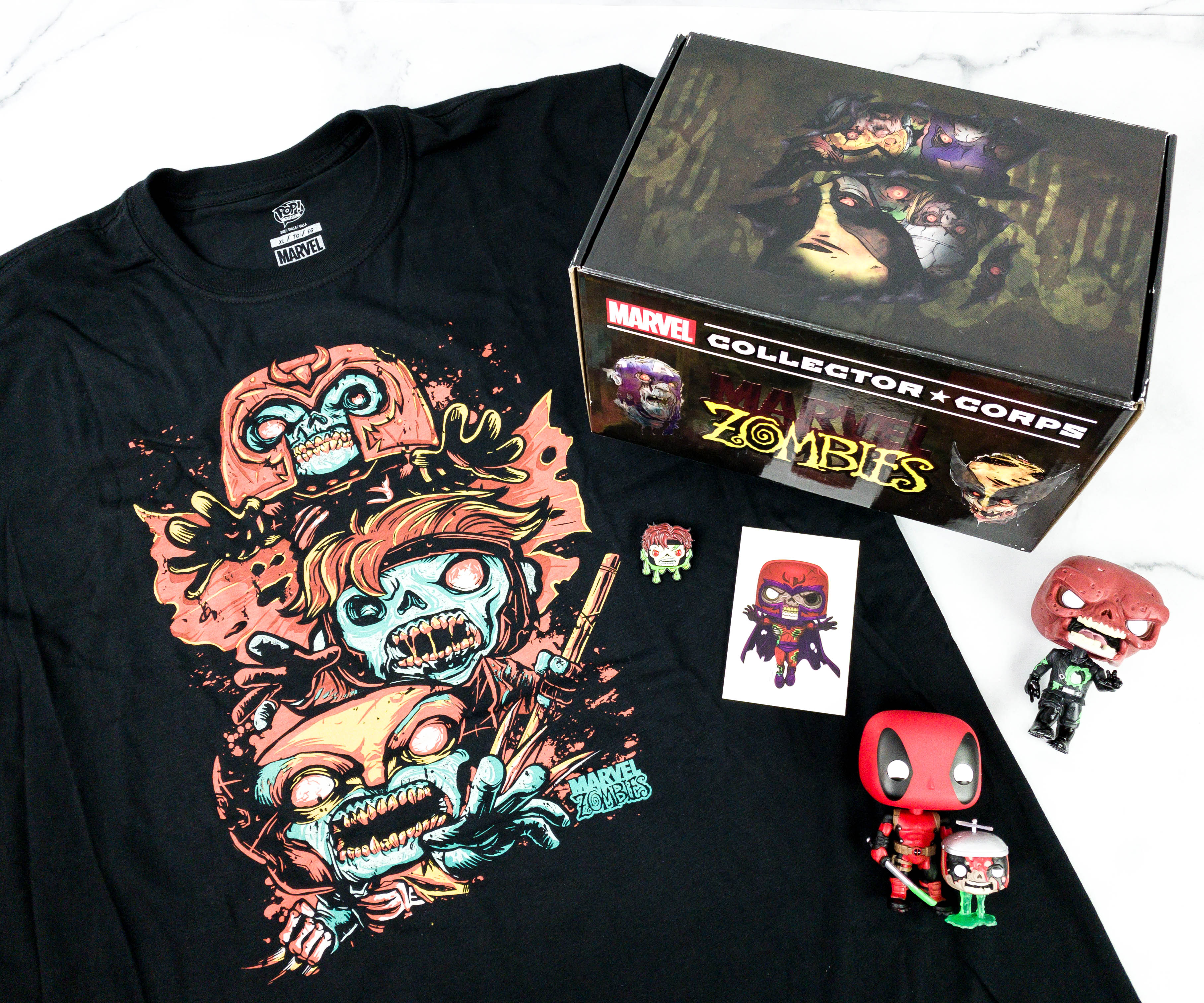 September 2020 XL T-Shirt Funko Marvel Collector Corps Subscription Box Marvel Zombies Theme 