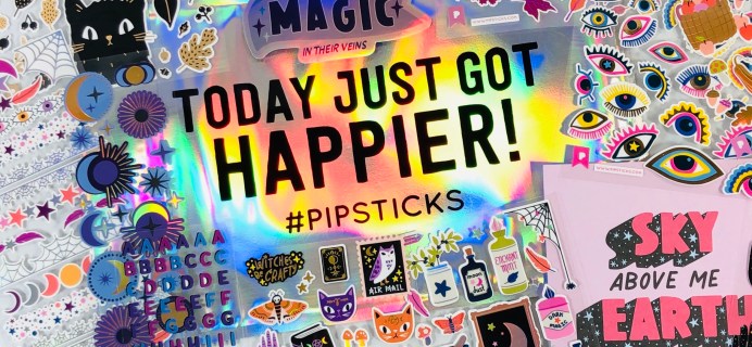 Pipsticks Pro Club Classic October 2020 Subscription Box Review + Coupon!