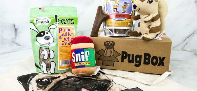 Pug Box October 2020 Subscription Box Review + Coupon