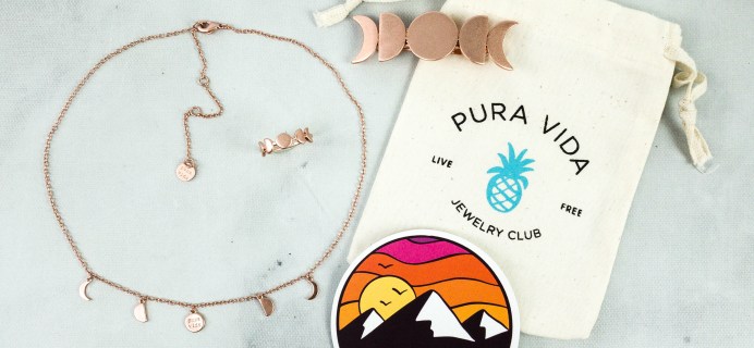 Pura Vida Jewelry Club October 2020 Subscription Box Review + Coupon!