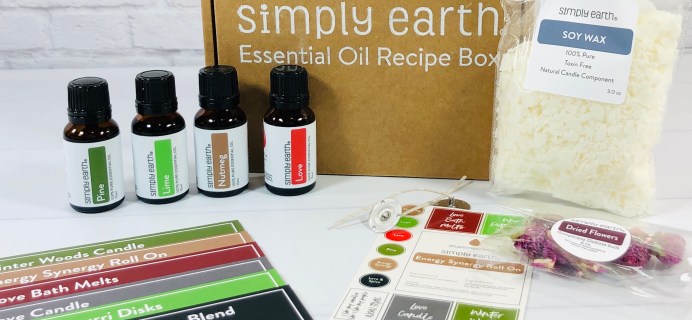 Simply Earth November 2020 Subscription Box Review + Coupons