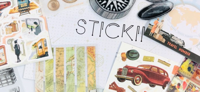 STICKII Club October 2020 Subscription Box Review – Vintage Pack!
