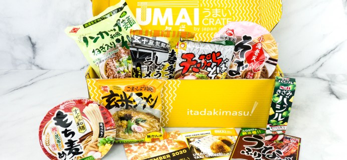 Umai Crate November 2020 Subscription Box Review + Coupon