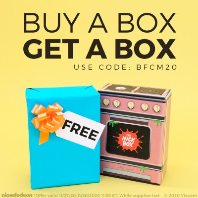 The Nick Box Cyber Monday Deal: BOGO FREE Bonus Box With First Box!