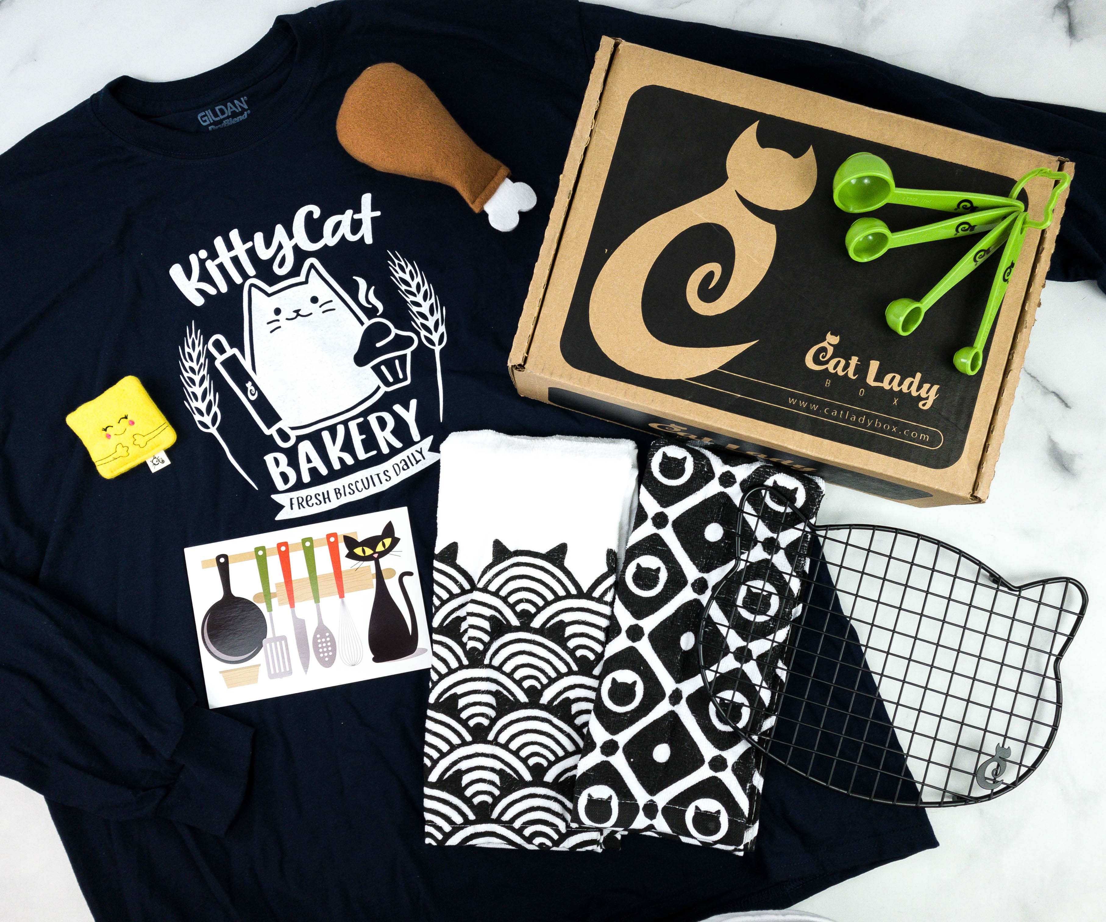 Cat Lady Box November Subscription Box Review Kitty Kitchen Hello Subscription