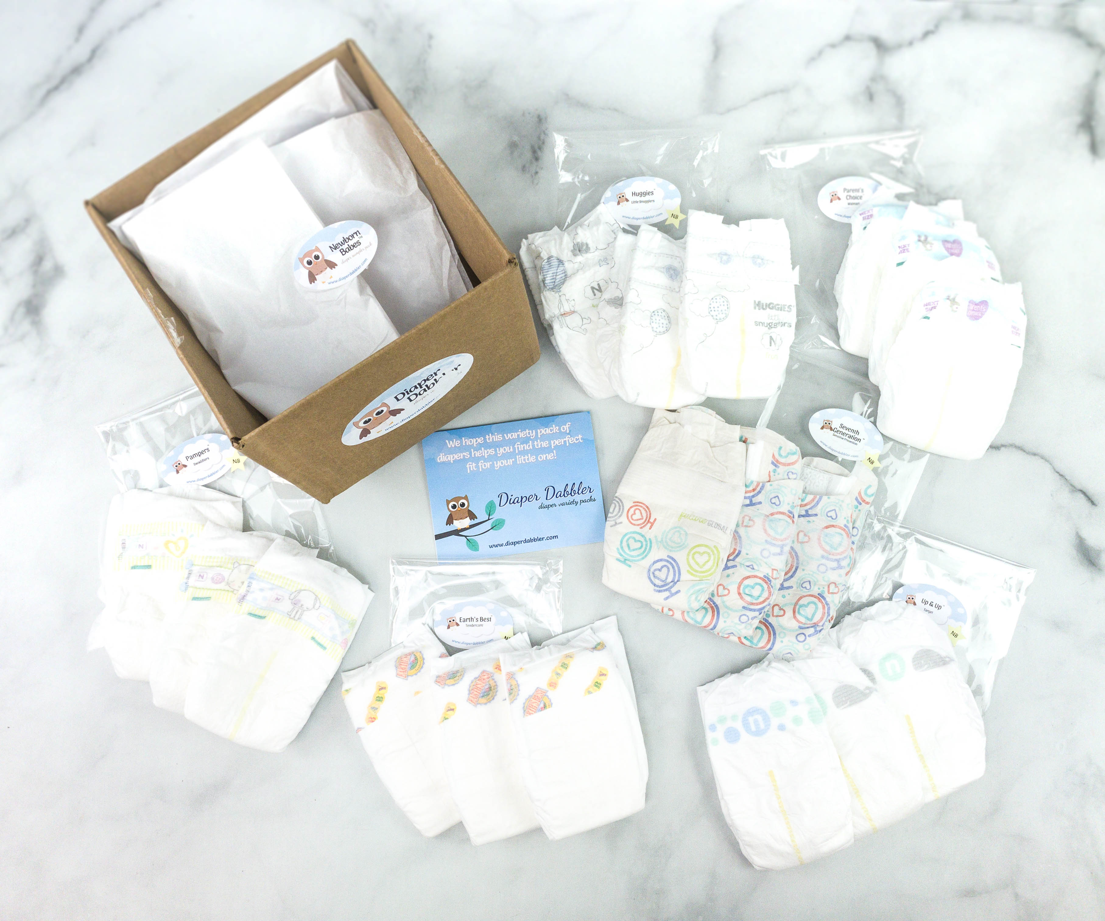 Natural Choice for New Babies Diaper Variety Package - Diaper Dabbler