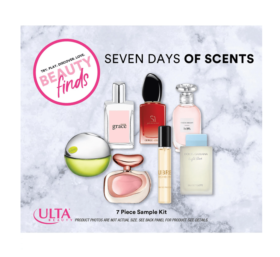 New Ulta Sample Kit Available Now - Seven Days of Scents Sample Kit ...