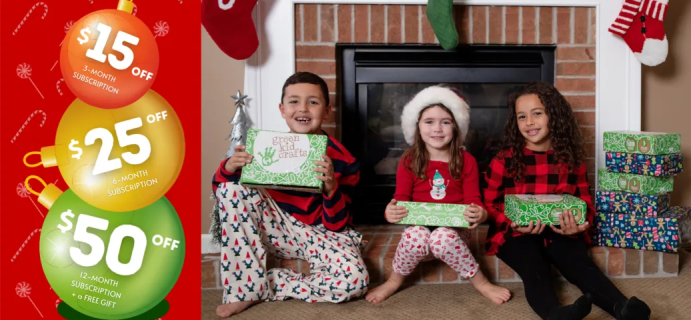 Green Kid Crafts Holiday Coupon: Get Up To $50 Off!