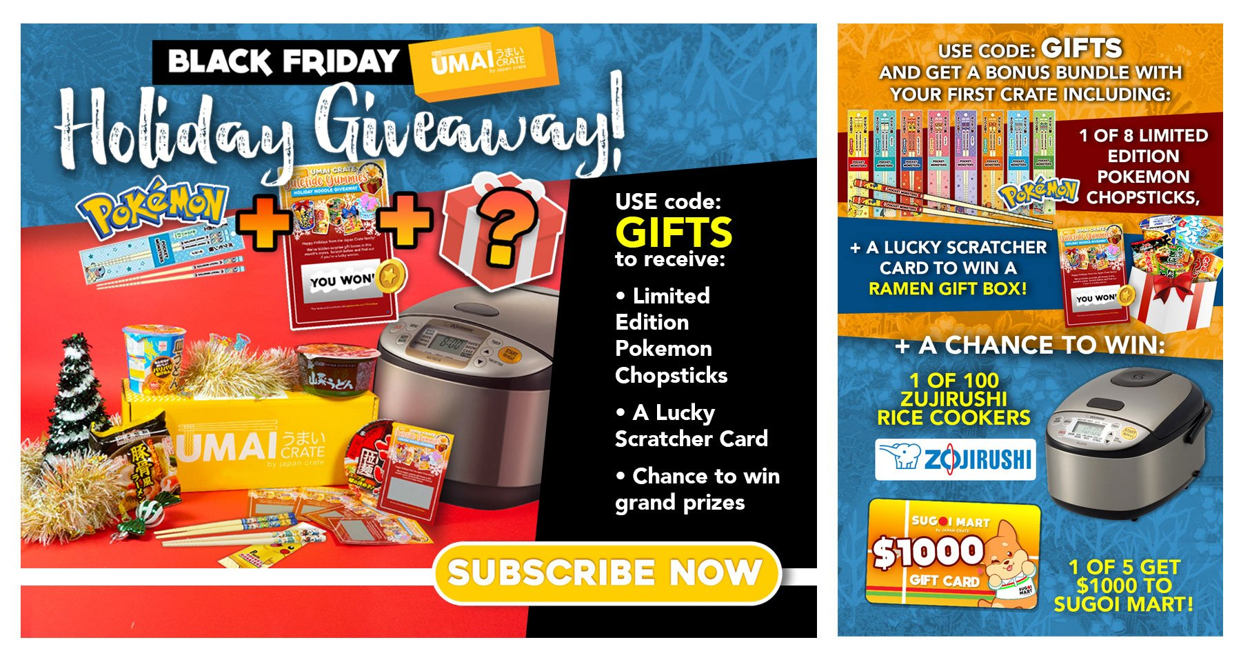 Umai Crate Early Black Friday Deal Free Bonus Gifts Hello Subscription