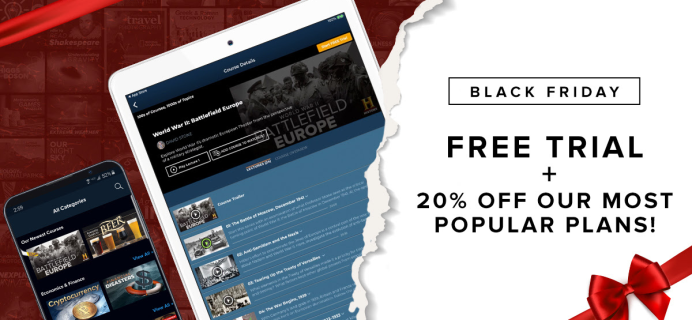 The Great Courses Plus Black Friday Deal: Get 14 Day Free Trial + 20% Off!