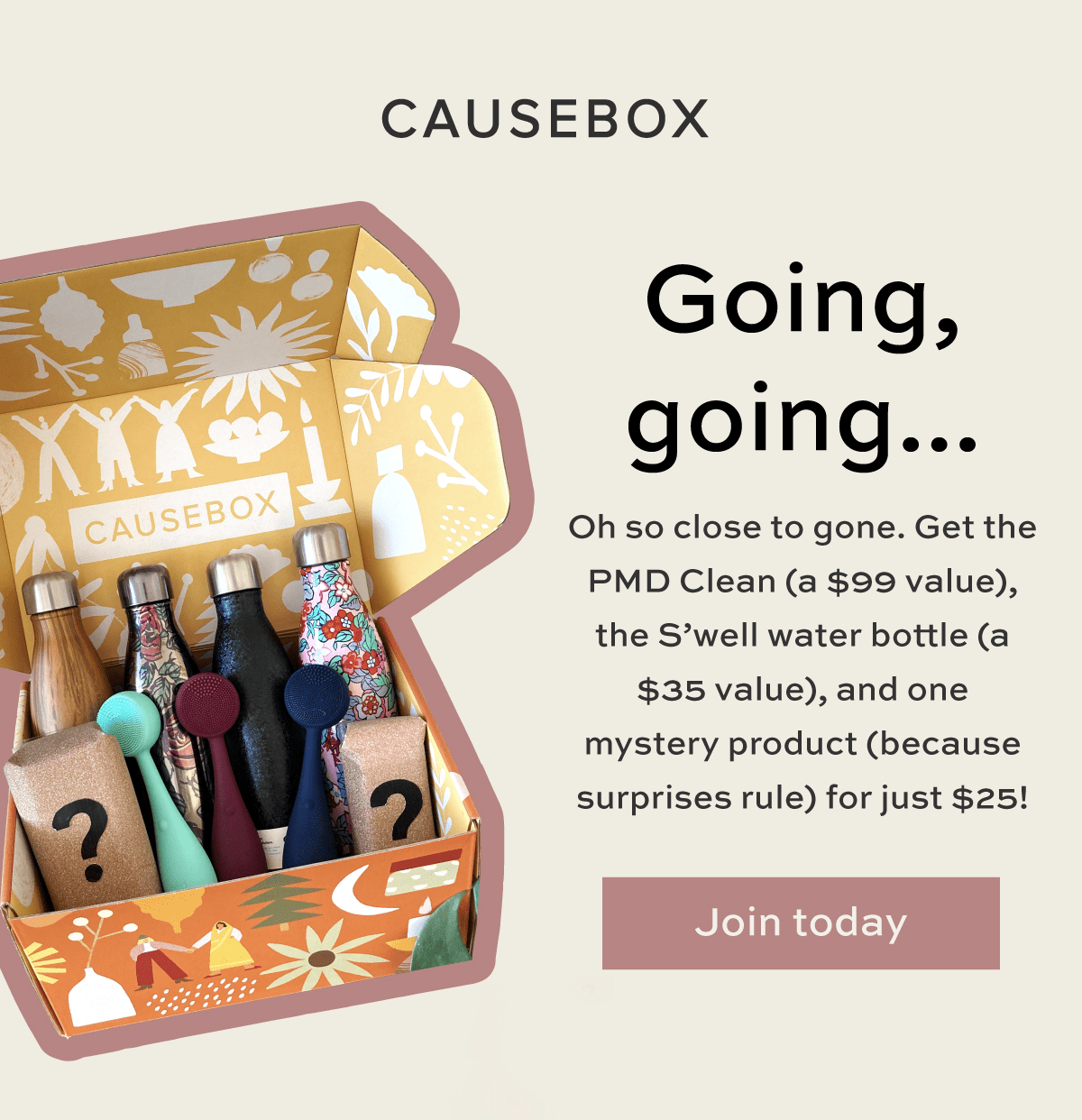 CAUSEBOX Fall 2020 25 Intro Box LAST CALL! Hello Subscription